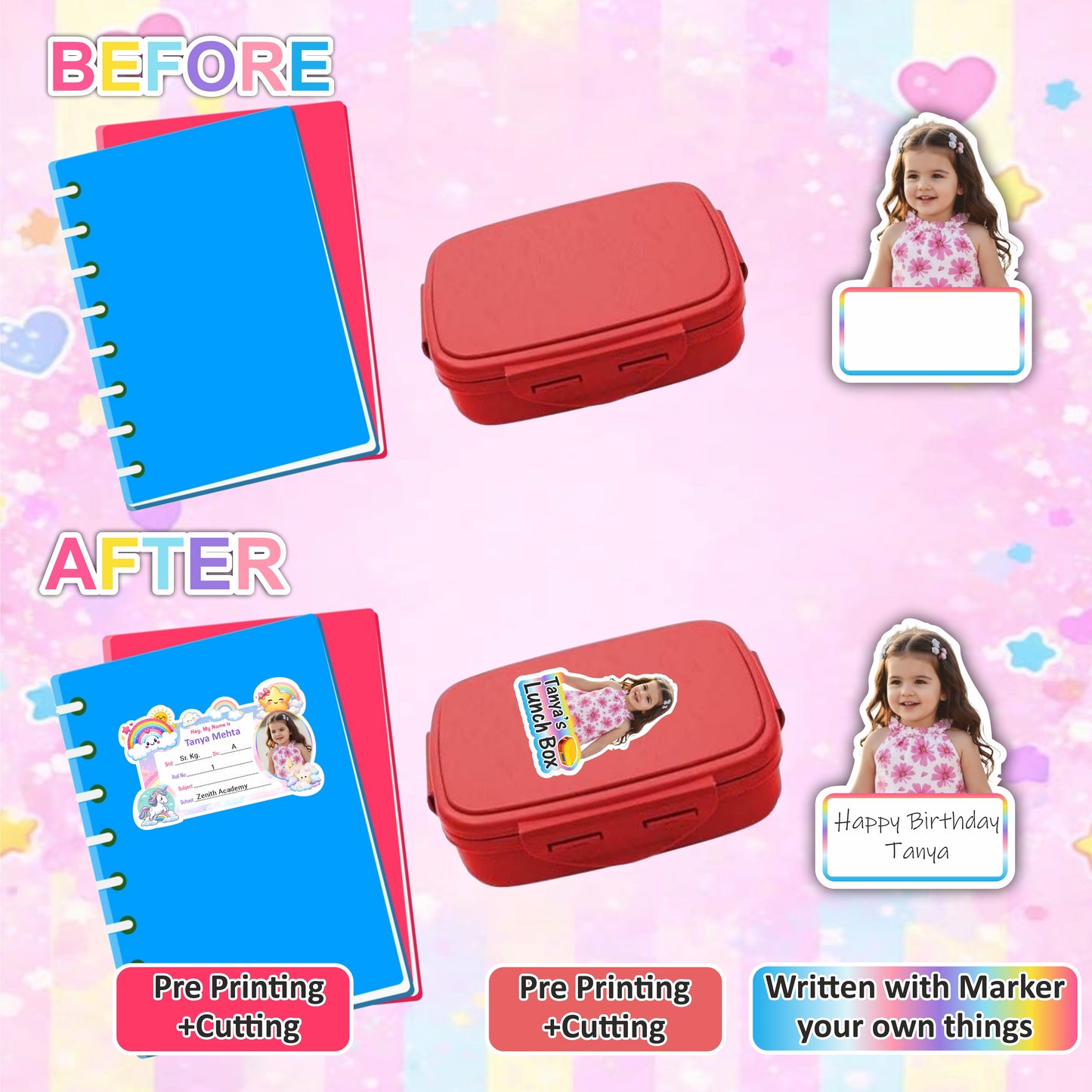 RAINBOW COMBO STICKER SET