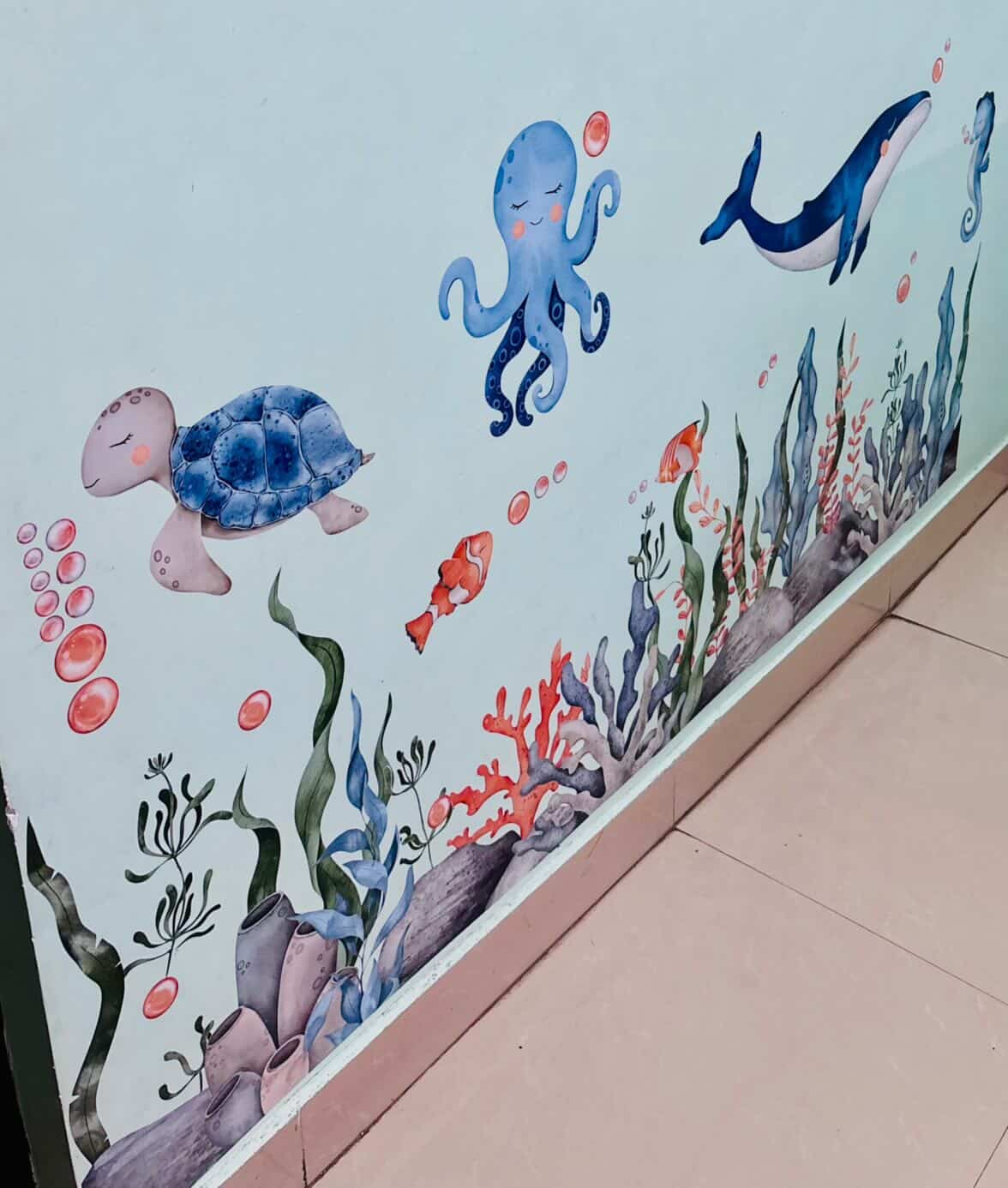 OCEAN WORLD KIDS ROOM DIY WALL STICKER
