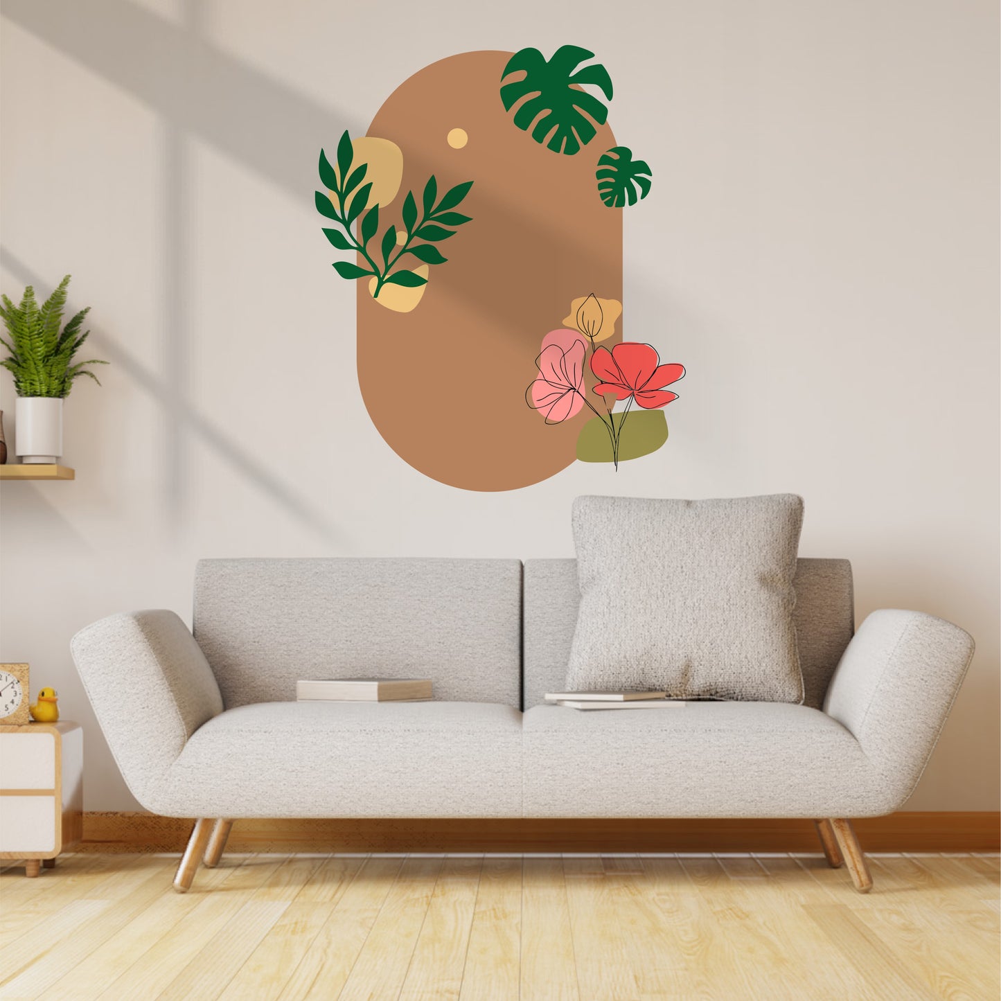 BOHO BOTNICAL DIY WALL STICKER