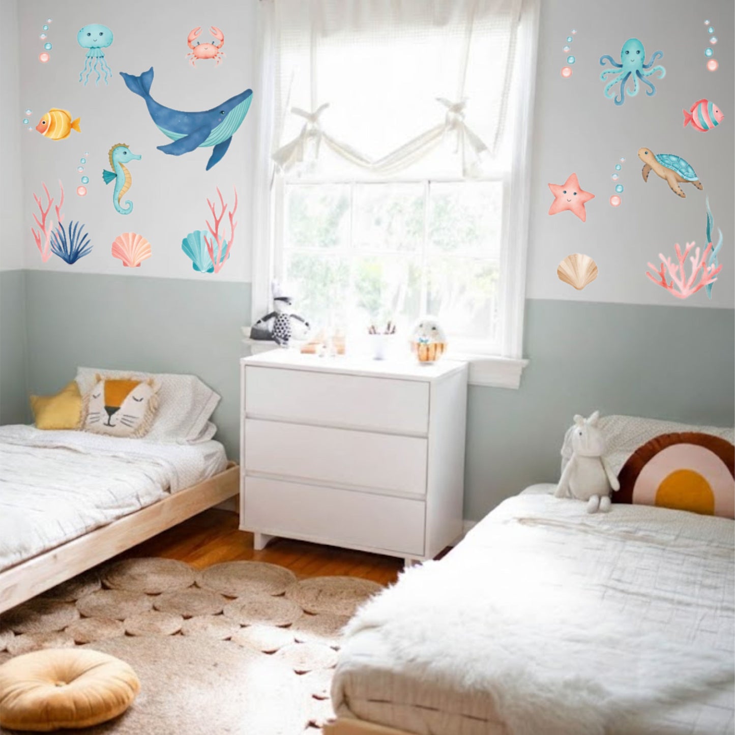 AQUA PALS KIDS ROOM DIY WALL STICKER