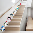 PENGUIN STAIRCASE DIY WALL STICKER