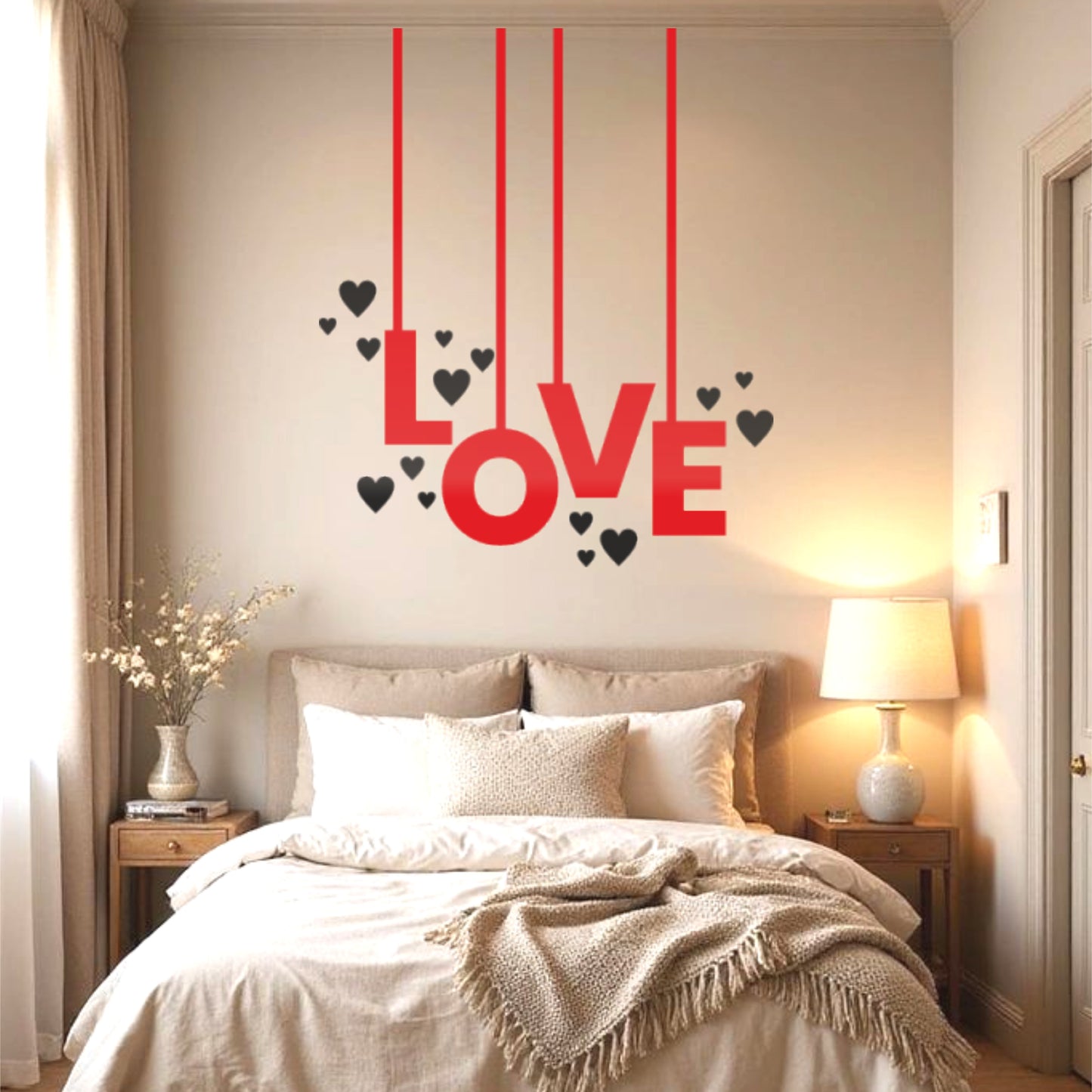 HANGING LOVE DIY WALL STICKER