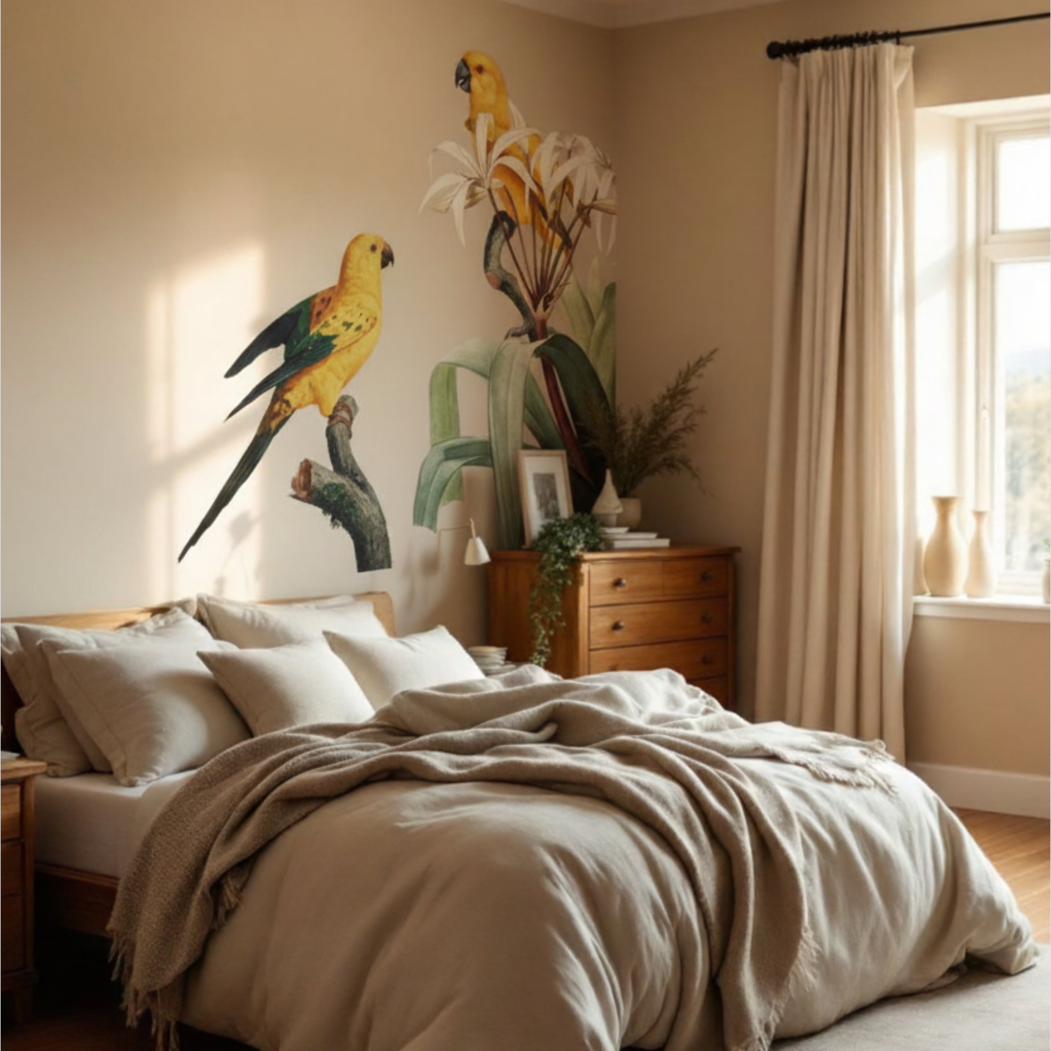PARROT BIRDDY DIY WALL STICKER