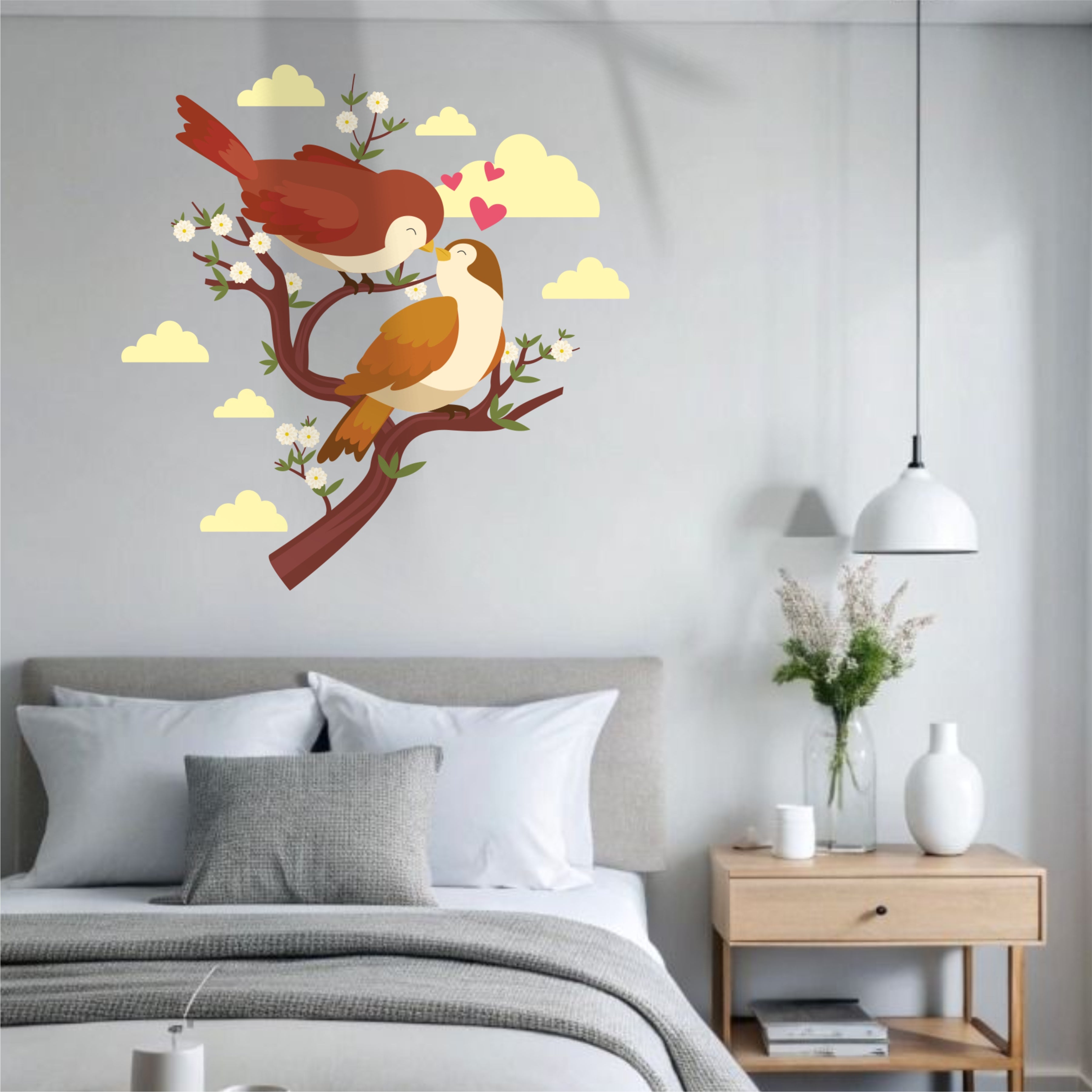 LOVE BIRDS DIY WALL STICKER