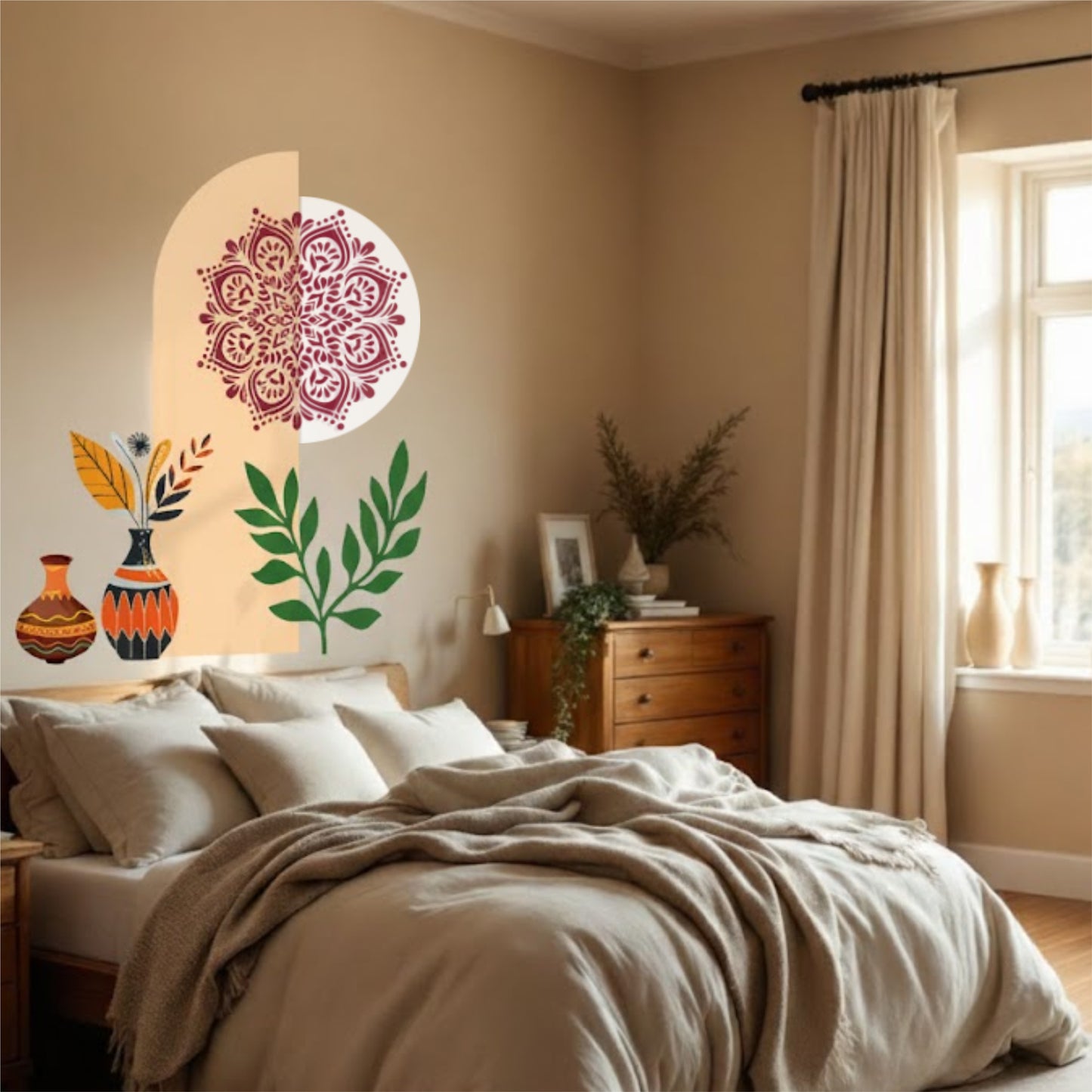 MANDAFLORA DIY WALL STICKER
