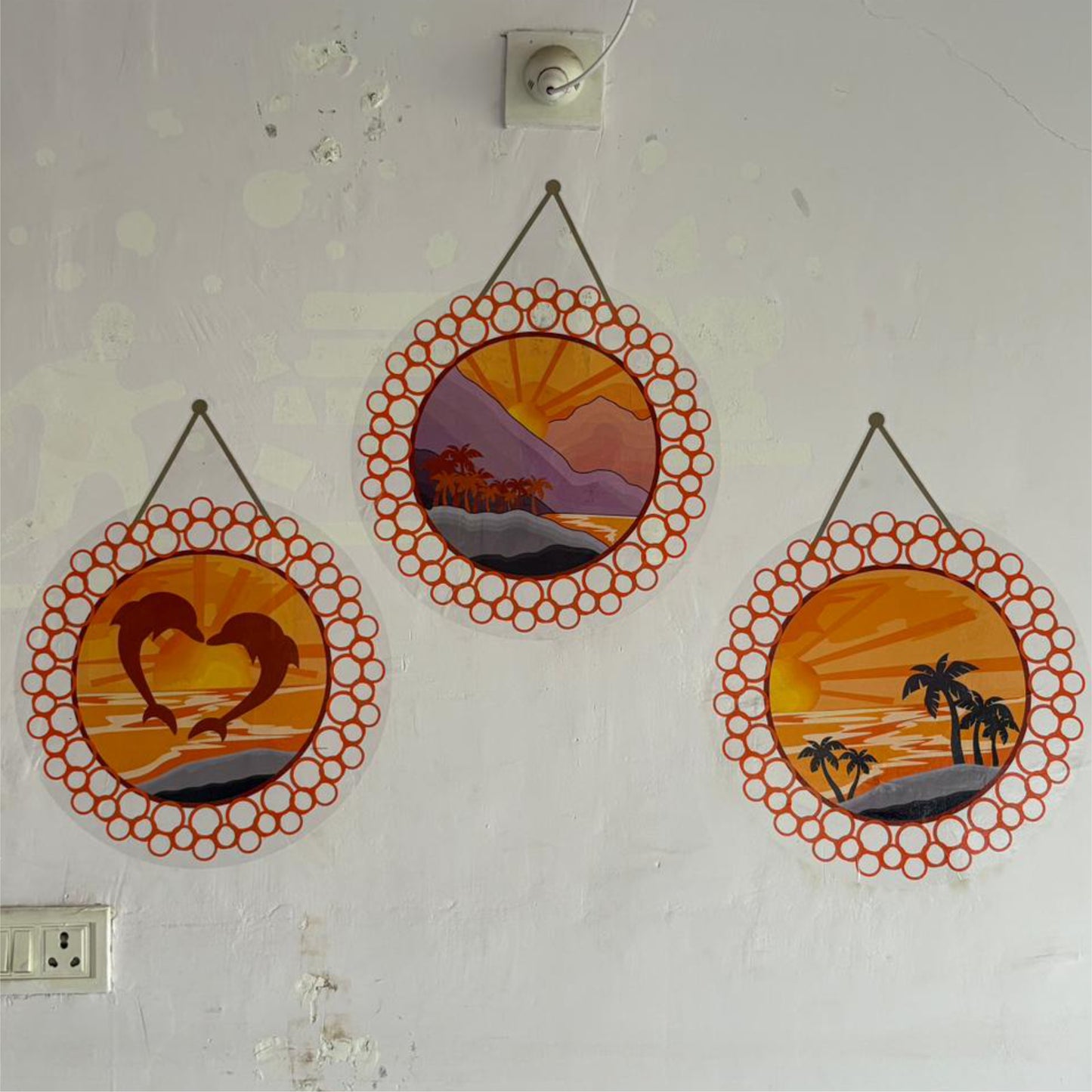 SUNSET TRIO DIY WALL STICKER