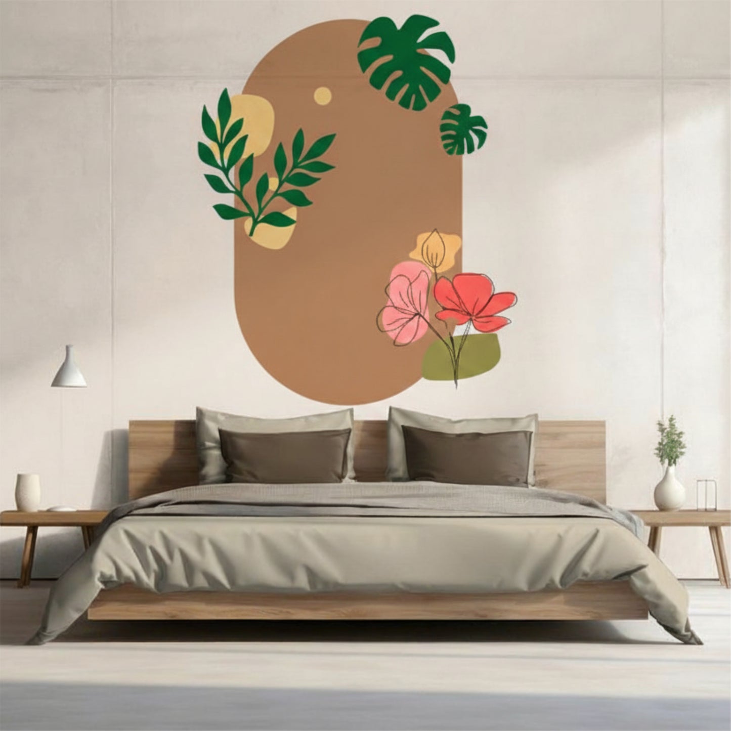 BOHO BOTNICAL DIY WALL STICKER