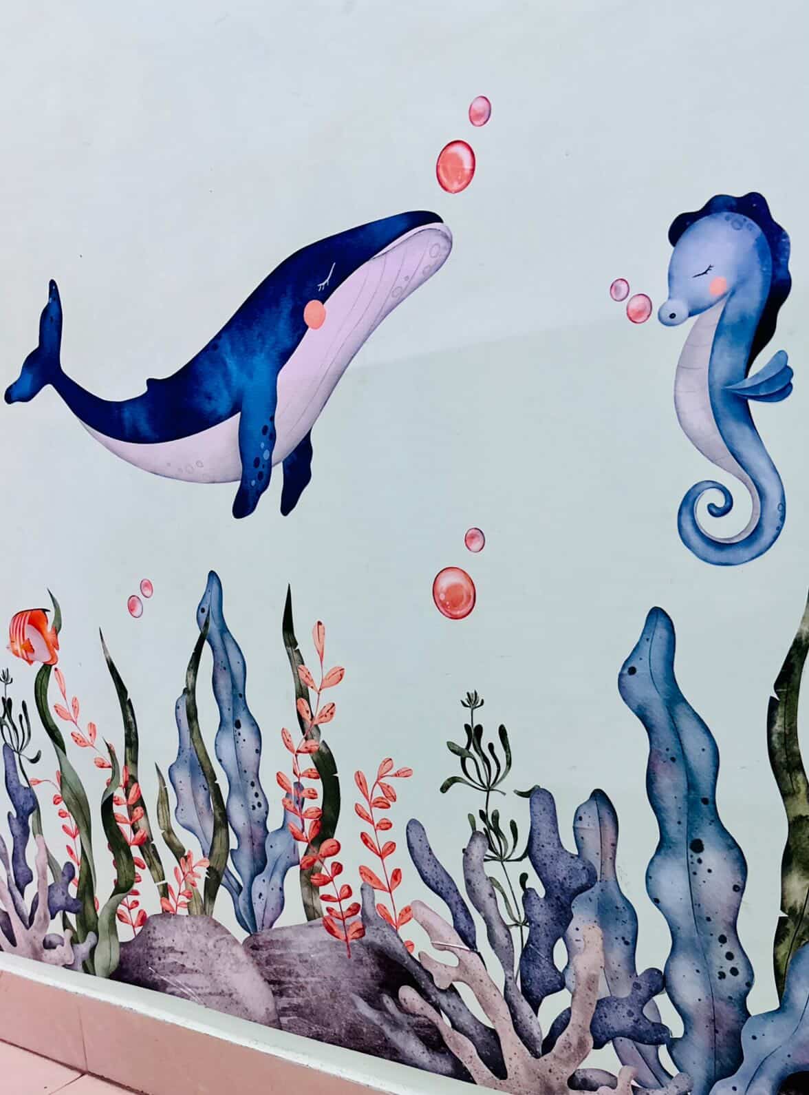 OCEAN WORLD KIDS ROOM DIY WALL STICKER