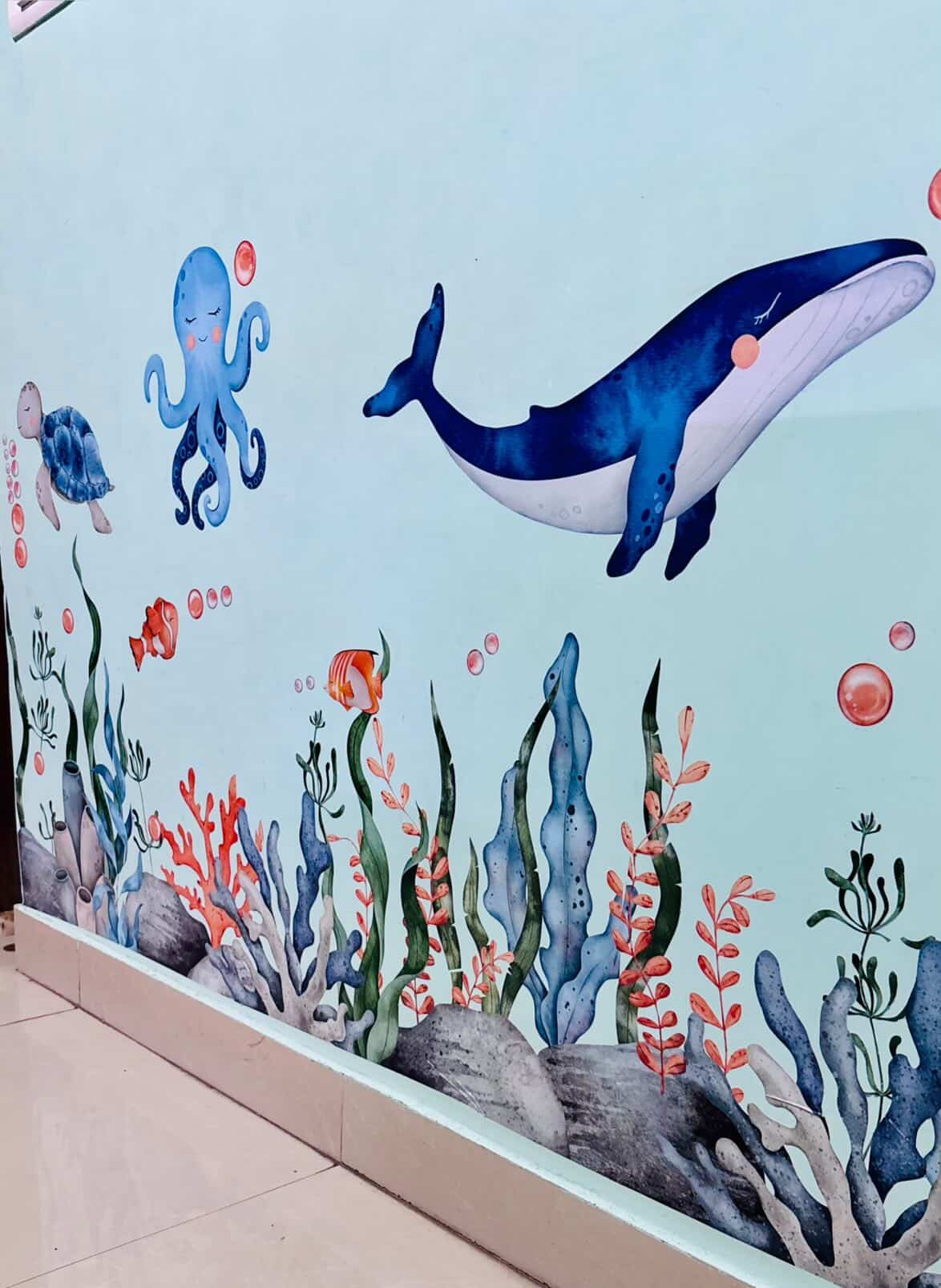 OCEAN WORLD KIDS ROOM DIY WALL STICKER