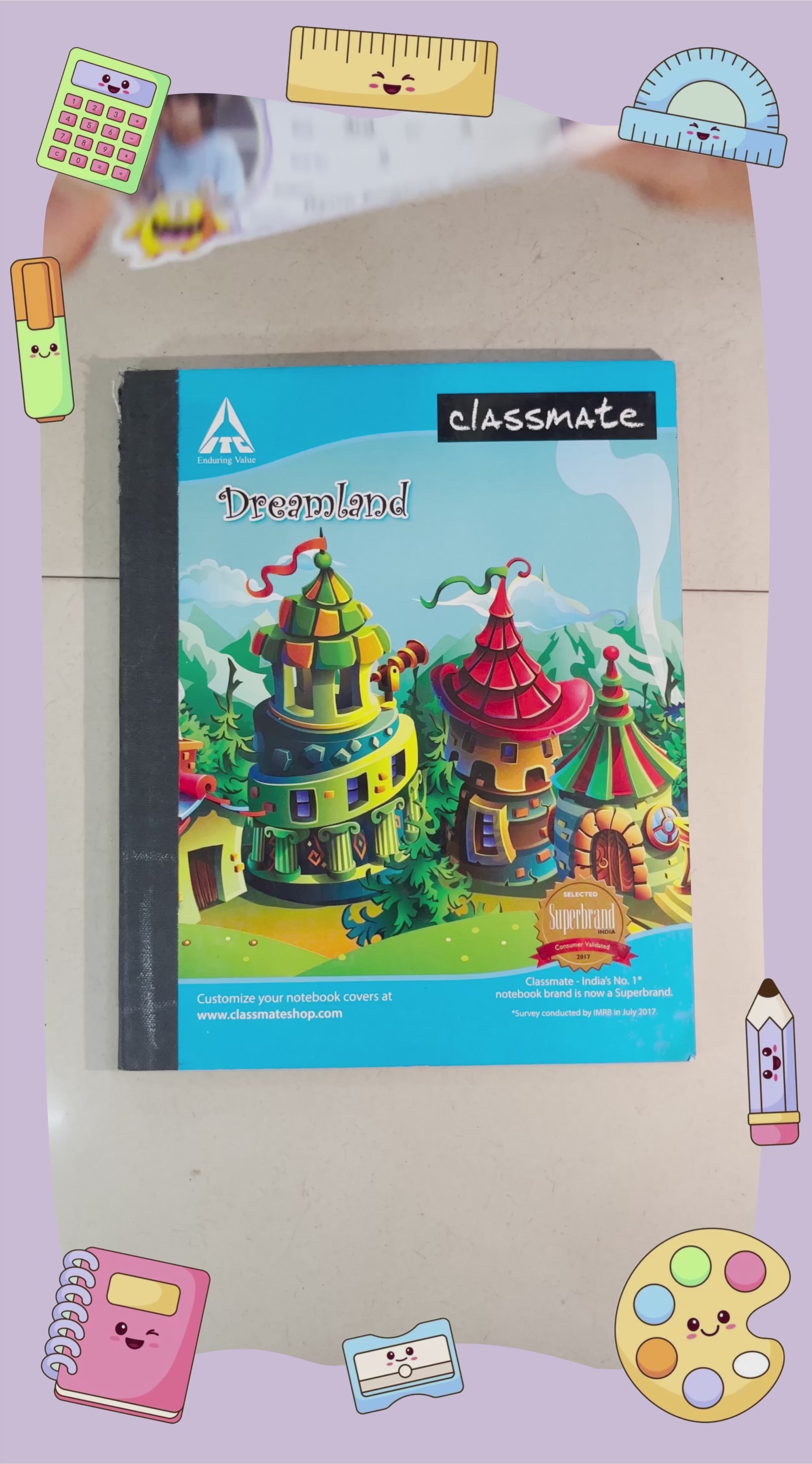 MONSTER FRIENDS PERSONALIZED NOTEBOOK STICKERS